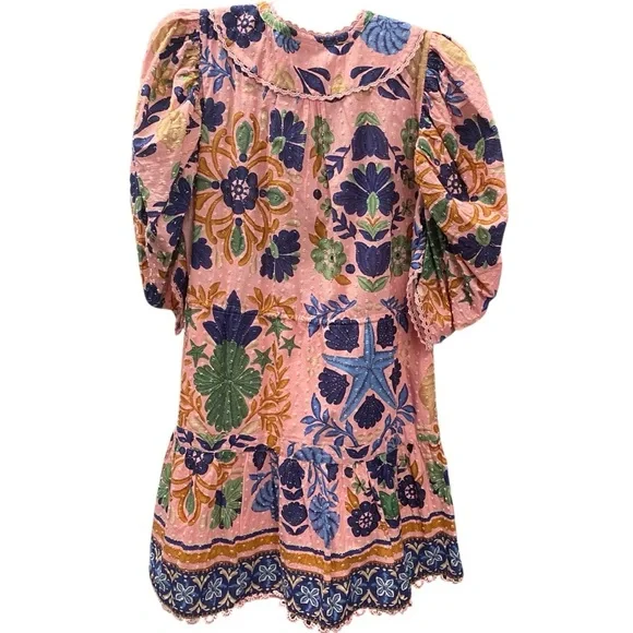 FARM Rio Seashell Tapestry Pink Mini Dress - Picture 3 of 8